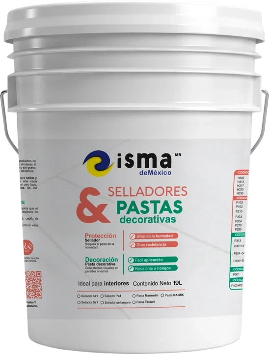 Texturi ISMA 4 y 19 L de ISMA de México