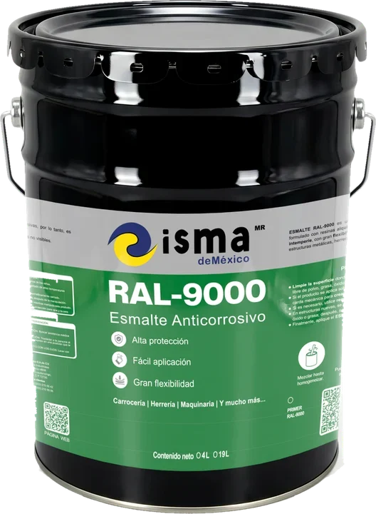 RAL 9000 4 y 19 L de ISMA de México